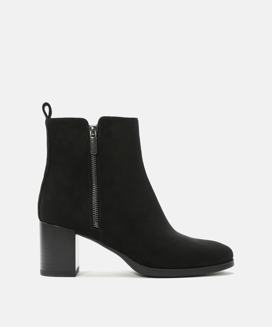 Botines tac&oacute;n cremallera externa image number null